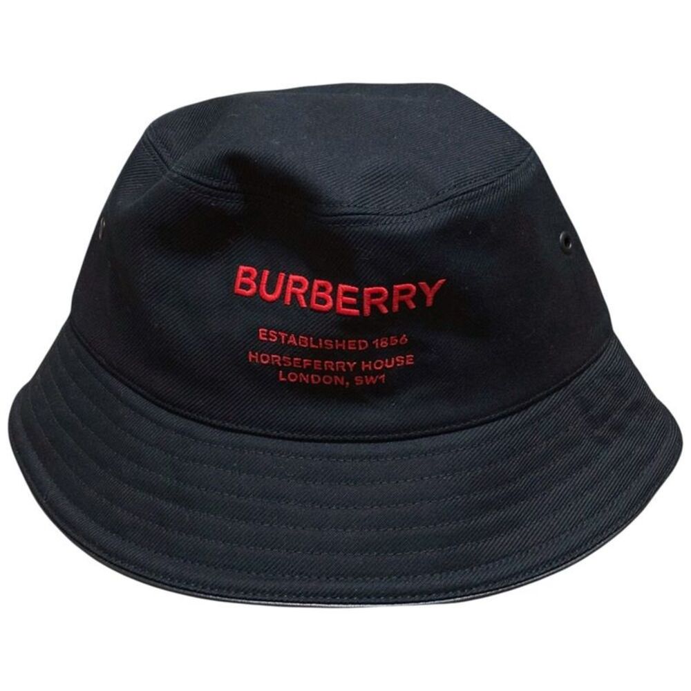 Burberry Logo Embroidery Bucket Hat